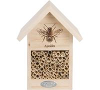 Esschert Design WA38 Bee House with Line Drawing, Brown