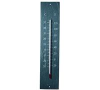 Esschert Ls008 45 x 10 x 1cm Thermometer Slate - Grey