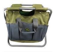 Fallen Fruits Canvas Folding Garden Stool with handy Detachable Tool Bag