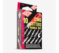 Essdee : Lino Carving Tool Set : Handle with 10 blades