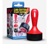Essdee : Lino : Cutter & Stamp Carving Kit : 3 in 1