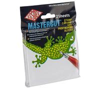 ESSDEE MasterCut Carving Block, Rubber, White, 100 x 100 x 4 mm