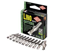 ESSDEE Safety Lino Cutter (Box of 12), Silver, 7.5x2x9cm