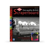 Essdee Scraperboard Black coated White: 610x502mm pack of 10 sheets