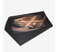 Essdee : Scraperfoil : Black coated Copperfoil : 152x101mm : Pack of 10 Sheets