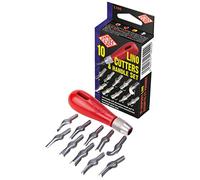 Essdee Ten Lino Cutters and Handle Set (Lino Cutter Styles 1 to 10)
