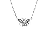 Esse Marcasite Sterling Silver Marcasite Bumble Bee Necklace of Length 44cm
