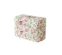 ESSECMBS Multipurpose Sewing Machine Cover Large Capacity Floral Dust Covers for Sewing Machines Home Decor Indoor (White, 43 * 24 * 34cm)