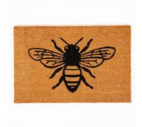 Esselle Astley Monochrome Bee Natural Coir Mat | Size: 40 cm x 60 cm Esselle Natural 40 cm x 60 cm