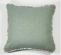 Esselle Home Eden Plain/nima Floral Mineral Green Cushion