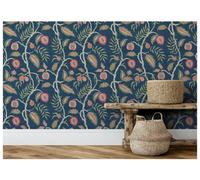 Esselle Home Fruits of Paradise Navy Wallpaper