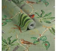 Esselle Home Hill Top Garden Sage Green Wallpaper