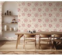 Esselle Home Nahlia Trail Pink Wallpaper