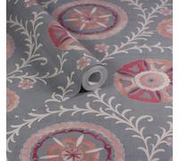 Esselle Home Nahlia Trail Spice/blue Wallpaper