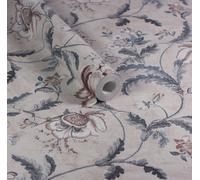 Esselle Home Tapestry Floral Vermilion Blue Wallpaper