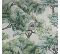 Esselle Home Whispering Willow Ivory/green Wallpaper