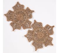 Esselle Severn Jute Star Placemat 2 Pack in Natural Esselle Natural