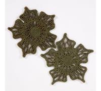 Esselle Severn Jute Star Placemat 2 Pack in Olive Esselle Olive