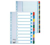 Esselte 100164 Multicoloured Mylar Tabbed A4 Index 1 - 31 160gsm Board
