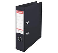 Esselte 811370 Number 1 Power 75 mm A4 Lever Arch File - Black, Pack of 10