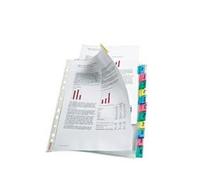 Esselte 12-Tab Index Pocket A4 Assorted 414170