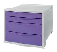 Esselte 2 Large And Small Color Breeze Buc Drawers