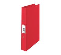 Esselte 2 Ring Binder, PP, Holds up to 190 Sheets, 42 mm Spine, 50020 - A4, Red
