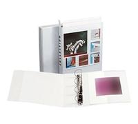 ESSELTE 394754000 Display Folder Polypropylene (3 Pockets) with Rings 4-50 D for Maxi White