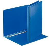 Esselte 4 Ring Binder, PP, Holds up to 140 Sheets, 16 mm Spine, A4, Blue, 49752