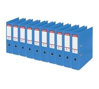 Esselte 75mm Lever Arch File Polypropylene A4 Blue (Pack of 10) 624067