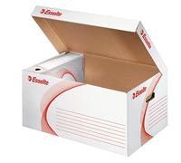 Esselte 6x80mm or 5x100 mm Standard Storage and Transportation Box, White