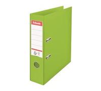 Esselte No.1 VIVIDA A4 Plastic Lever Arch File 75mm Green Pack of 10