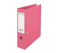 Esselte No. 1 Power Solea A4 Lever Arch File with 75 mm Spine - Pink, Pack of 10