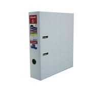 Esselte, A4 Lever Arch File, 75 mm Spine, 500 sheets Capacity, PP, Plastic Cover, No. 1 Mechanism, Files & Folders, White, Pack 10, 628540