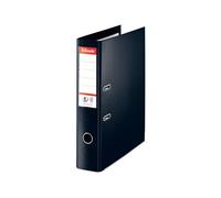 Esselte 75mm Lever Arch File Polypropylene Foolscap Black Pk 10 48087