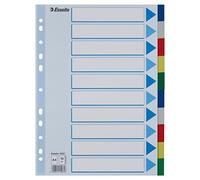 Esselte 795766 A4 10 Positions Cover Included Polypropylene Divider