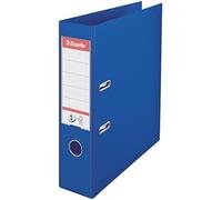 Esselte No.1 Lever Arch File A4 Slotted 75mm Blue - PP 30% pre-consumer recycled - Pack of 10