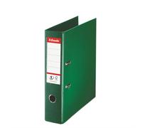 Esselte A4 Lever Arch File, Green, 72mm Spine, Plastic, 811360, 500 Sheets Capacity