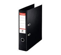 Esselte 50mm Lever Arch File Polypropylene A4 Black (Pack of 10) 811470