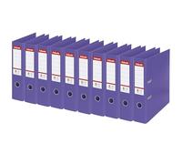 Esselte No.1 Lever Arch File Polypropylene A4 75mm Spine Width Violet (Pack 10)