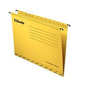 Esselte Classic Reinforced Suspension File Foolscap - Yellow - Pack of 25