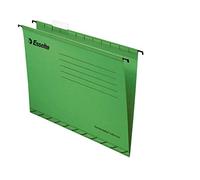 Esselte Classic Suspension File Reinforced Foolscap File Green - 90334