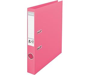 Esselte A4 5 cm Spine Plastic Lever Arch File - Solea Red