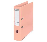 Esselte A4 7.5 cm Spine Plastic Lever Arch File - Solea Peach