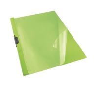 Esselte A4 Clip File, 30 Sheet Capacity, Pack of 25, Flexible Plastic, VIVIDA Green, VIVIDA Range, 563760