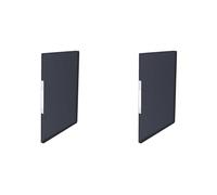 Esselte A4 Display Book, 40 Pockets, 80 Sheet Capacity, Transparent Pockets, VIVIDA Black, VIVIDA Range, 623999 (Pack of 2)