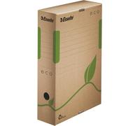 Esselte A4 Eco Archiving Box, Brown, Pack of 25,80 mm