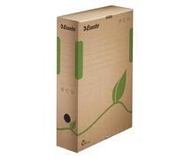 Esselte A4 Eco Archiving Box, Brown, Pack of 25,80 mm