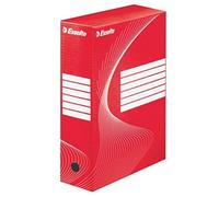 Esselte A4/Foolscap Standard Archiving Box, Red, Pack of 25