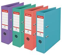 Esselte A4 Lever Arch File, 72mm Spine, Plastic, Colour'Ice Range, Pack of 1 (Assorted Colour)
